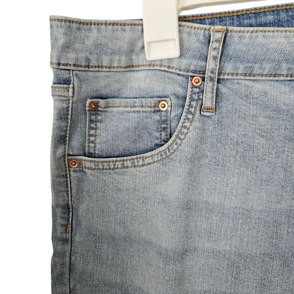 Wild Fable Womens Jeans Size 16 High Rise Skinny Lightwash Casual Distressed - Picture 6 of 12